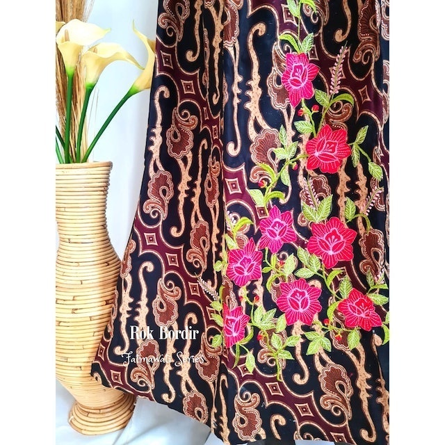 Rok Klok Batik Bordir 2