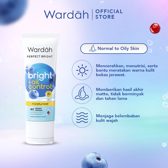 Paragon Technology and Innovation Wardah Perfect Bright Bright + Oil Control Moisturizer SPF 30 PA+++ 