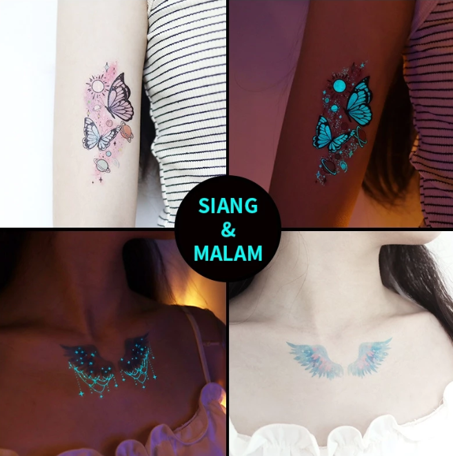  Tato Temporer Glow in The Dark