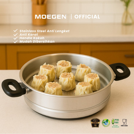 MOEGEN Granite Series Stewpot + Steamer 4