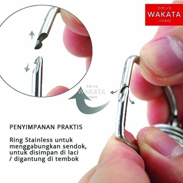 Wakata SOCHI 6 in 1 / 9 in 1 SET Sendok Takar Stainless Steel