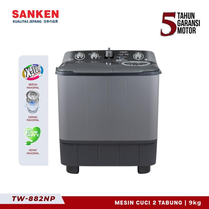 Sanken Argadwija Sanken Mesin Cuci 2 Tabung  TW-882NP