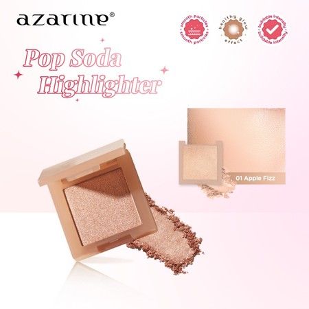 Wahana Kosmetika Indonesia Azarine® Azarine Pop The Soda! Highlighter 01 Apple Fizz