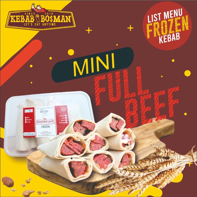 Kebab Mini Full Daging Sapi isi 8