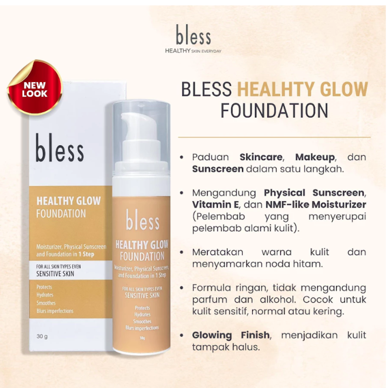 Bless Healthy Glow Foundation Natural 3