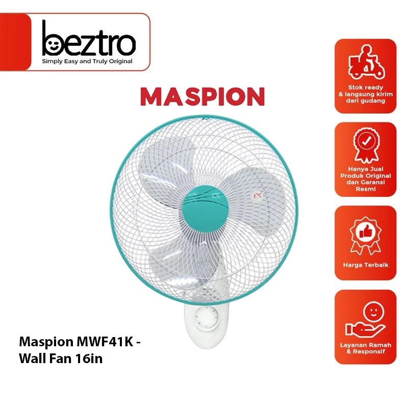 Maspion Group Maspion Wall Fan Kipas Angin Dinding 16 Inch  MWF-41K