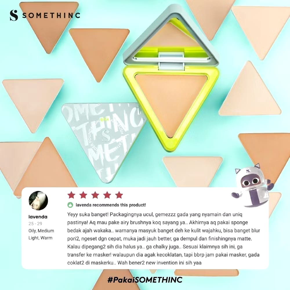 Royal Pesona Indonesia SOMETHINC DNA Airbrush Breathable Powder Foundation