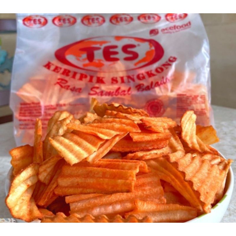Acefood TES Keripik Singkong Rasa Sambal Balado