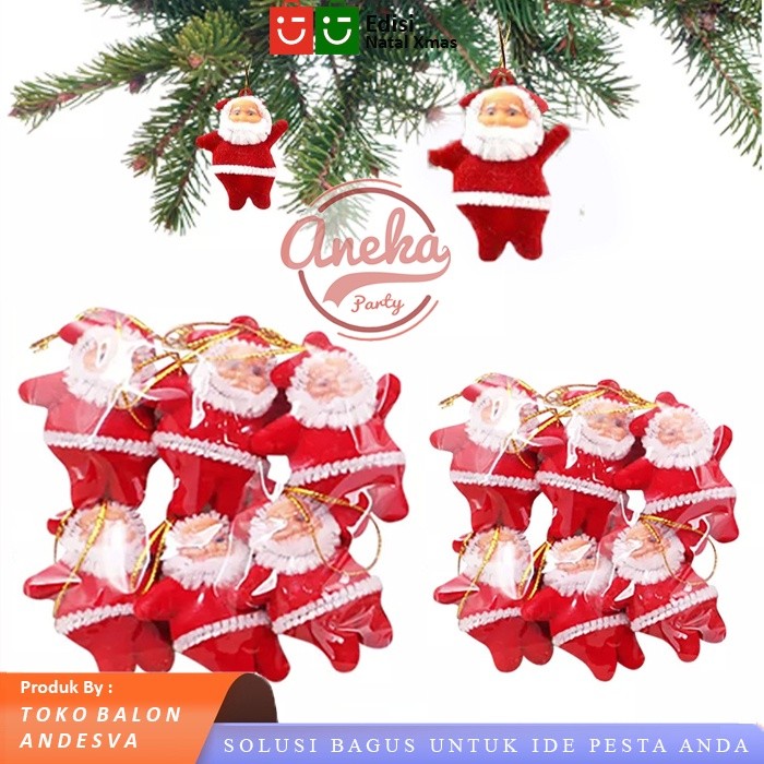 Hiasan Gantung Santa Claus Mini