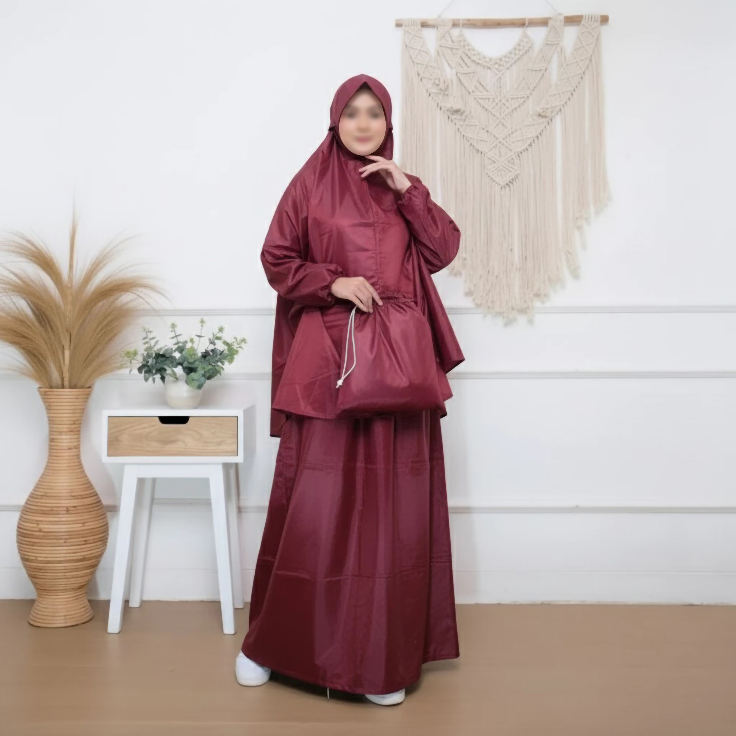 Albata Jas Hujan Wanita Muslimah Shofiya Series