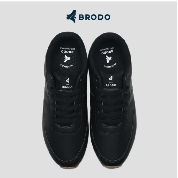 Brodo Ganesha Indonesia BRODO Sneakers Base Lite All Black GS