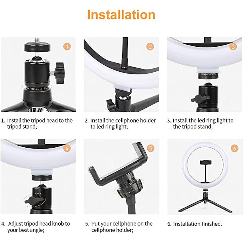 Ring Light with Tripod+Phone Holder 3