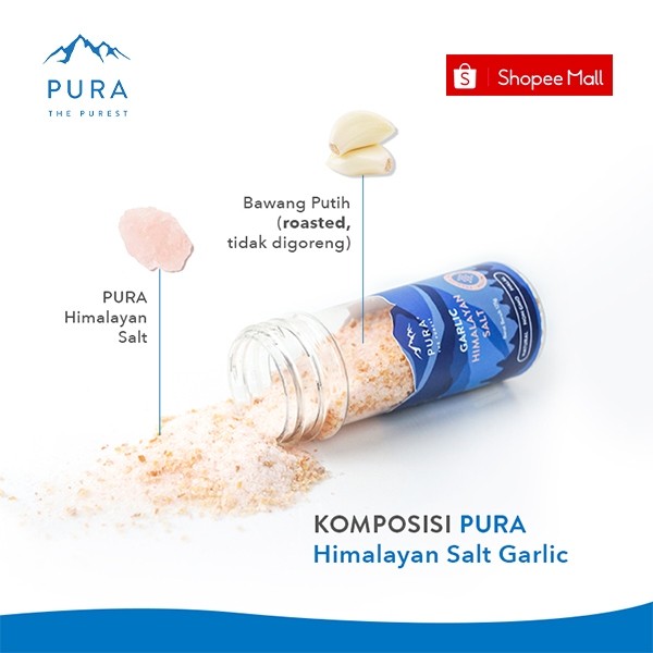 Karunia Pangan Sejahtera PURA Garlic Himalayan Salt 