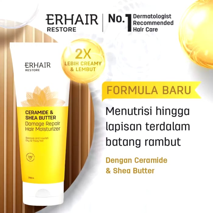 Erha Clinic Indonesia Erhair Restore Damage Repair Hair Moisturizer 
