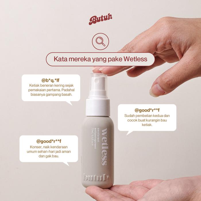  Butuh Wetless Deodorant Antiperspirant