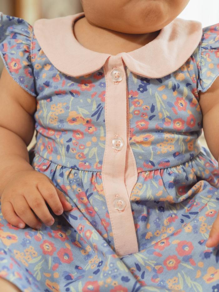 Hypefast Karya Nusantara  Bohopanna Ruffle Collar Dress 