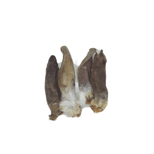 Waggytail Rabbit Ear with Fur Jerky 1