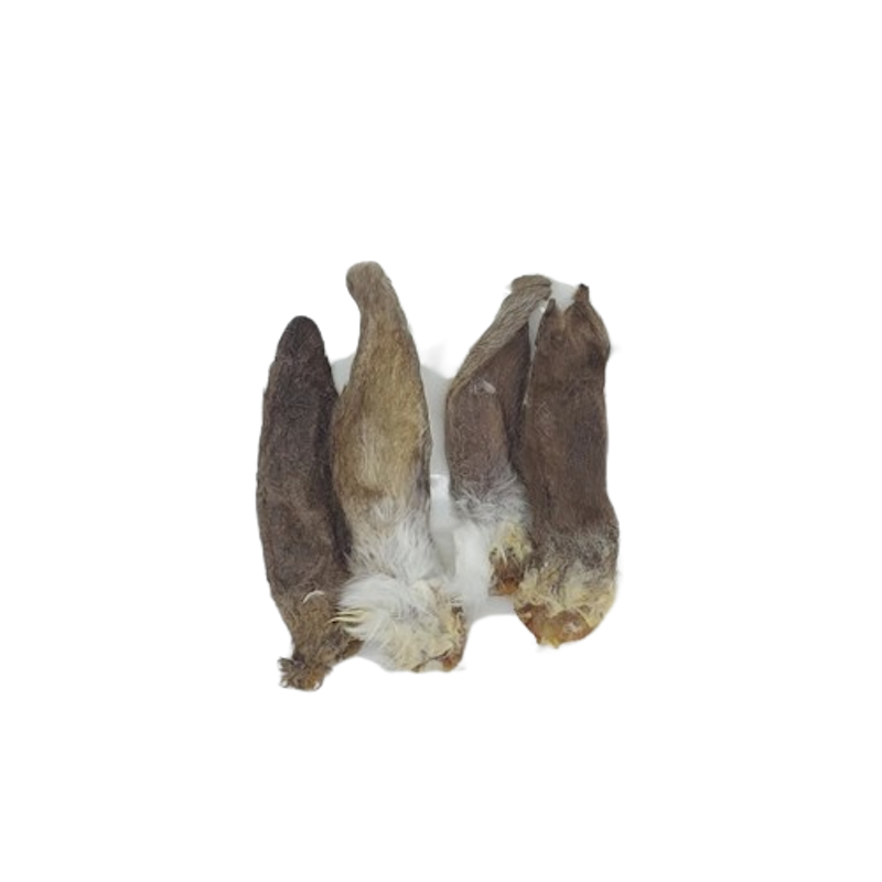 Waggytail Rabbit Ear with Fur Jerky 1