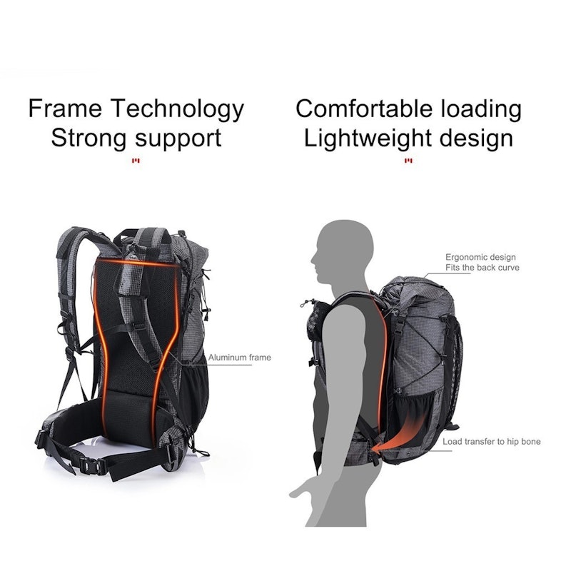 Naturehike Backpack Rock Ultralight 60L+5 4