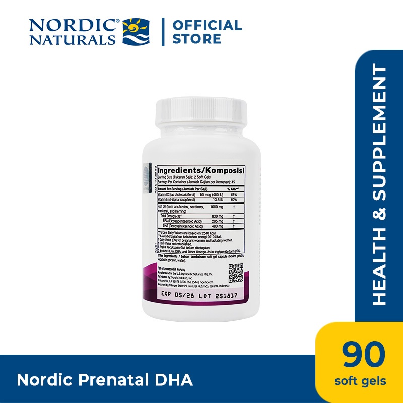 Nordic Naturals Nordic Prenatal DHA 