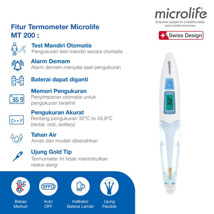 Microlife Microlife Flexible Tip Digital Thermometer  MT200