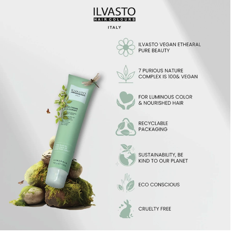 ILVASTO Hair Cream Colourant 1.0 Black 3