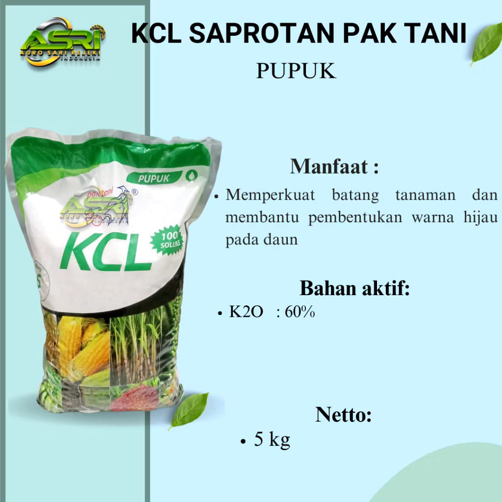 Saprotan Utama Pak Tani Pupuk KCL Putih