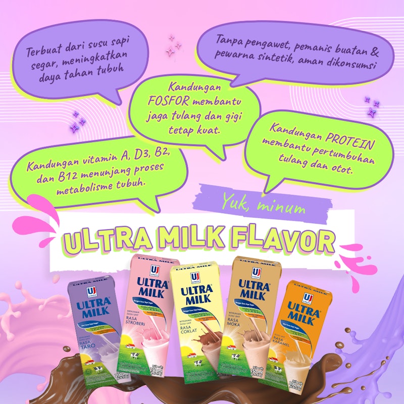 Ultra Milk Susu UHT Cokelat 5