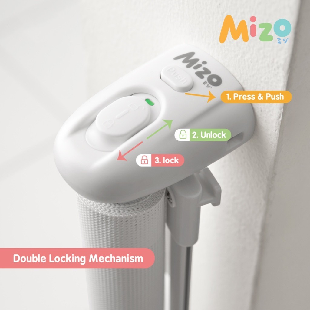 MIZO Retractable Baby Gate