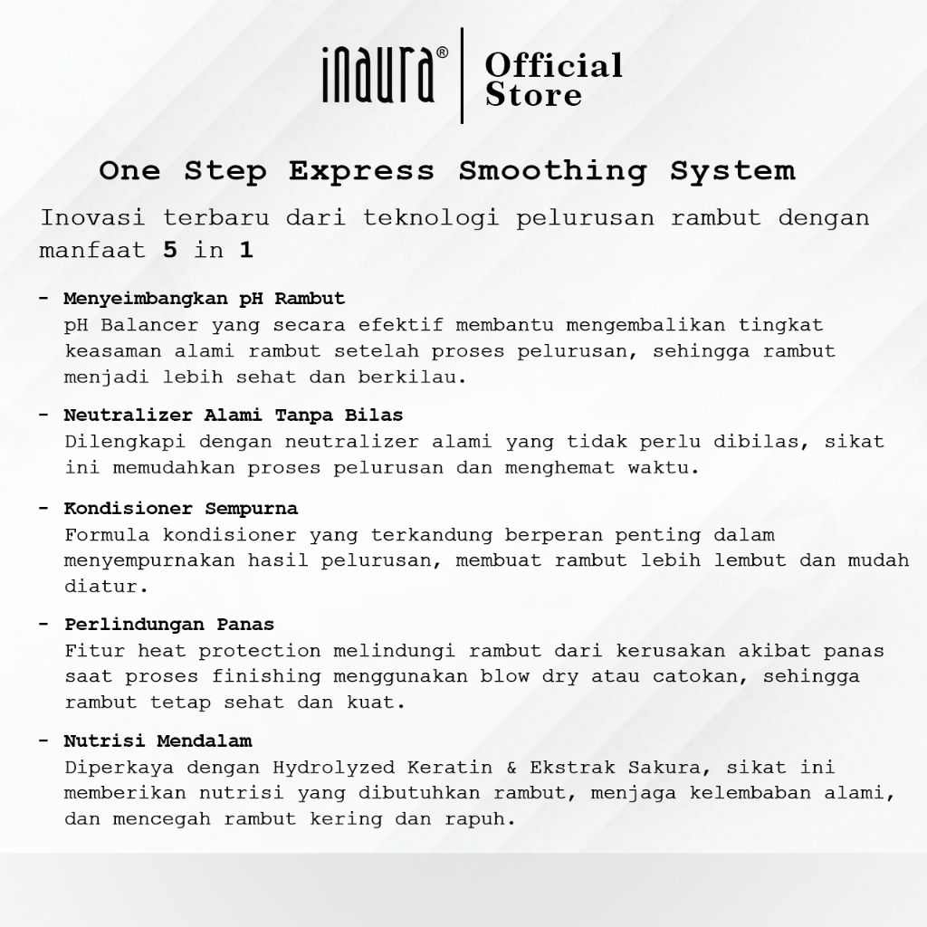 Inaura One Step Express Smoothing System Resistant Hair 4