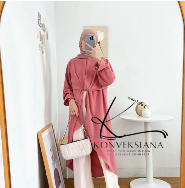  Pola Wear Clara Long Tunik Outer 3in1