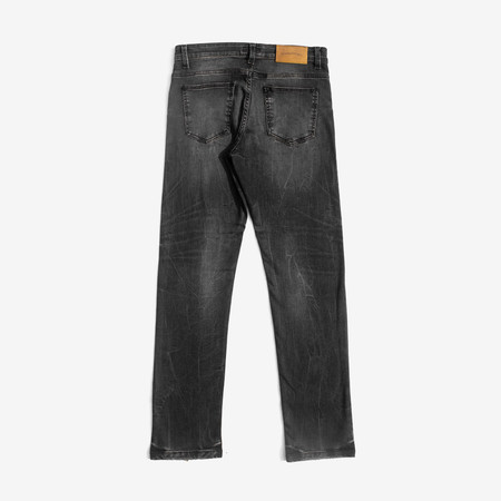  Eisee Slim x Comfort Fit Ripped Denim: Smoky Ash Grey