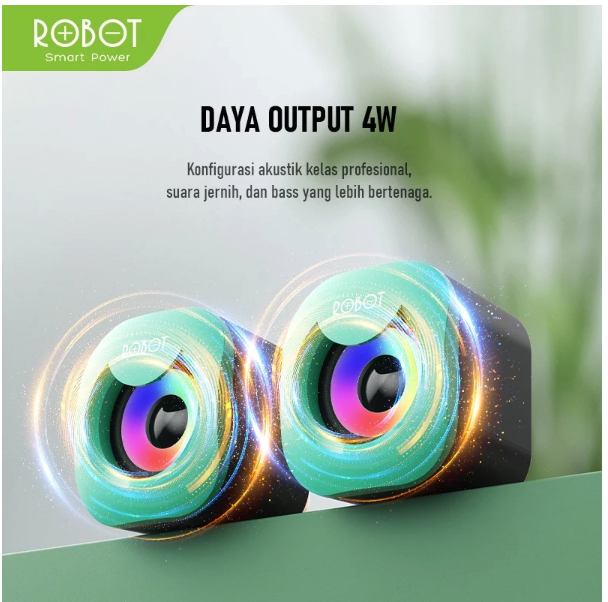 Wook Global Technology Robot Computer Speaker RS180