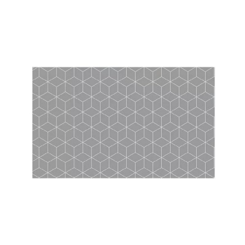 AZKO Forhom Karpet Playmat Lipat Geo 230x140x1cm Abu-Abu 1