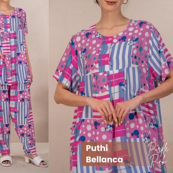  Oriana Sleepwear Piyama Lengan Pendek Puthi Bellanca