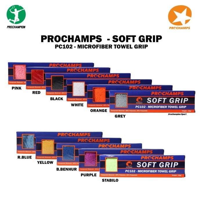  Prochamps Soft Grip Microfiber Towel Grip PC102