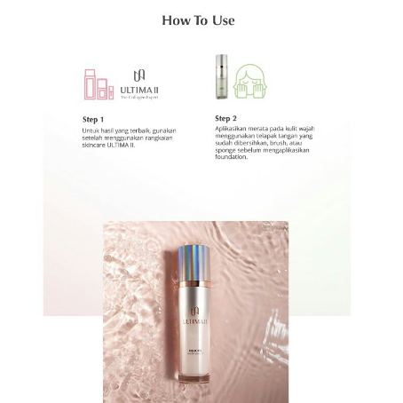 Tempo Scan Pacific Ultima II Delicate Under Make Up Tint Aquafleur