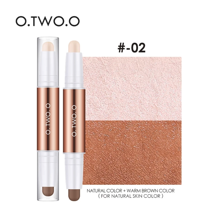 Guangzhou Qiao Qian Cosmetics  O.TWO.O Highlight Makeup Magic Contour Stick 02