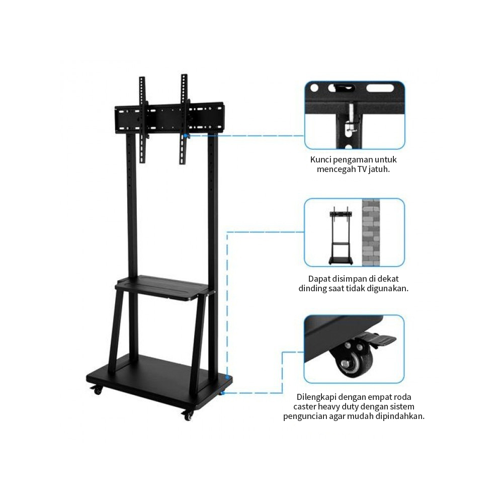  Epic Finds Standing Bracket TV STZH5110BLK-AV
