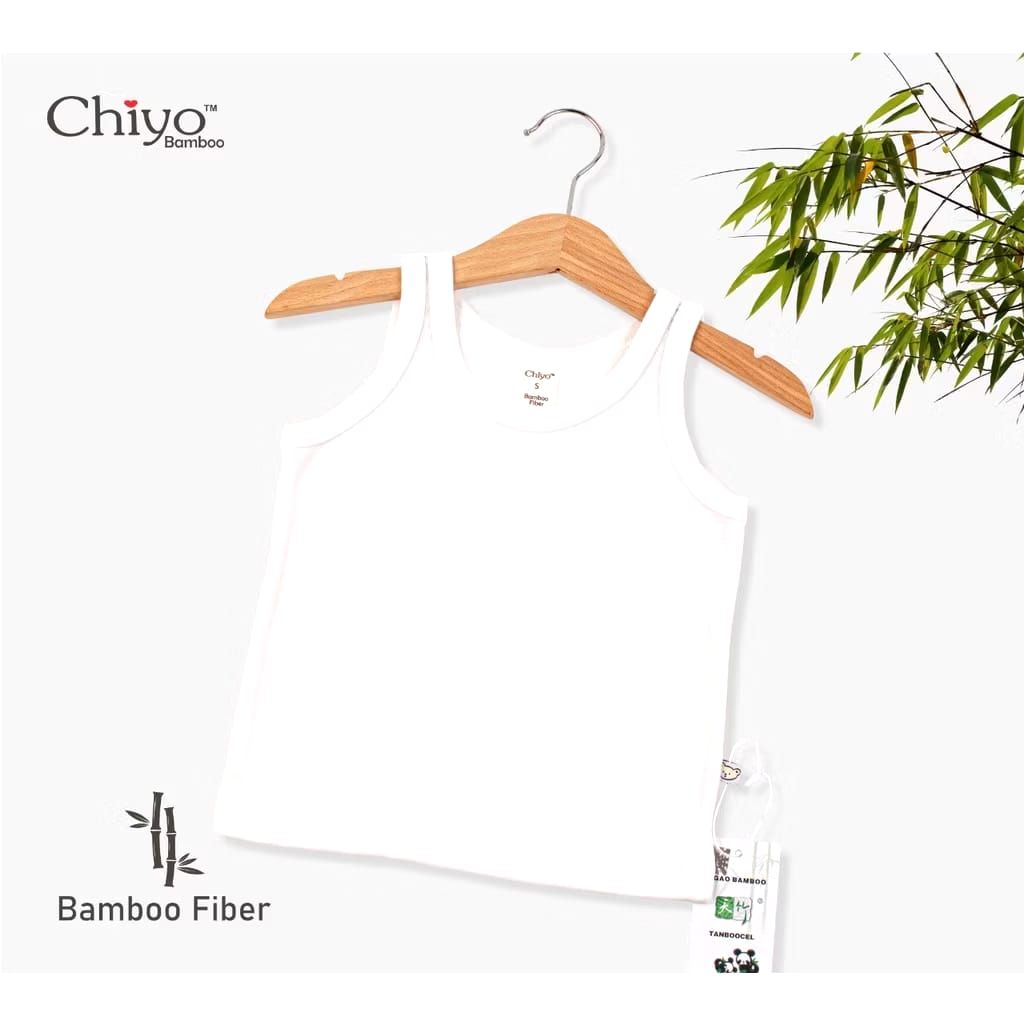 Chiyo Baby Wear Chiyo Kaos Dalam Bamboo Putih