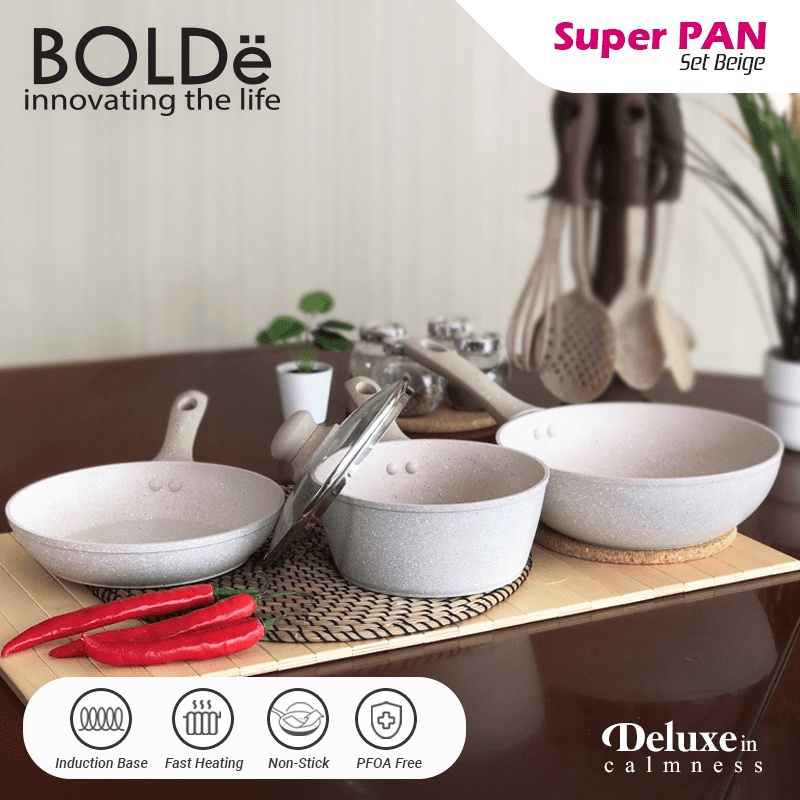 Bolde Inovasi Global BOLDë Super Pan Granite Set Beige