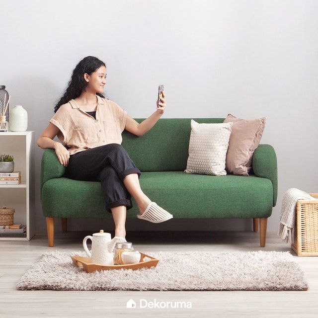 Heim Studio Chibi Sofa Minimalis 2 Seater