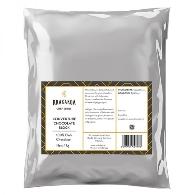 100% Dark Chocolate Couverture