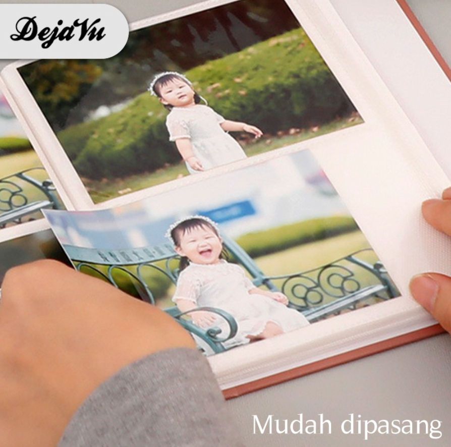 Dejavu Album Foto 200 Lembar Photo 2R Motif Klasik Colorful HDK401