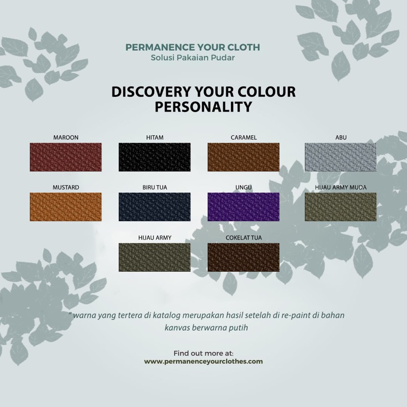 PYC CREATIVE PRATAMA Permanence Your Clothes Pewarna Kain