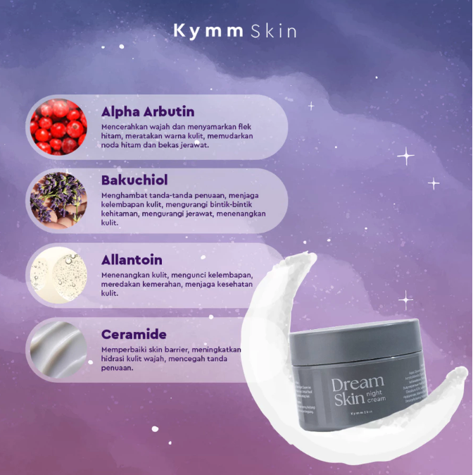 Beautica Dafhina Kymm Skin Dream Skin Night Cream 