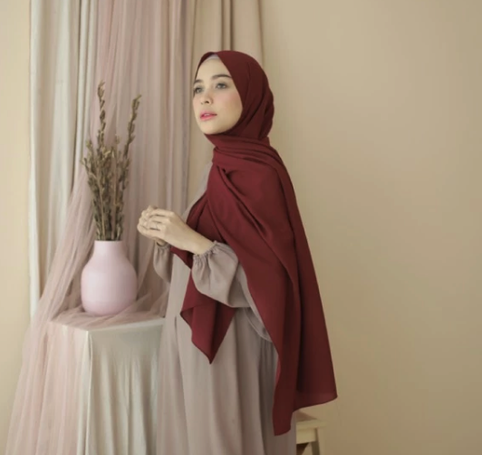 Maula Hijab Kreatif Maula Hijab Pashmina Diamond