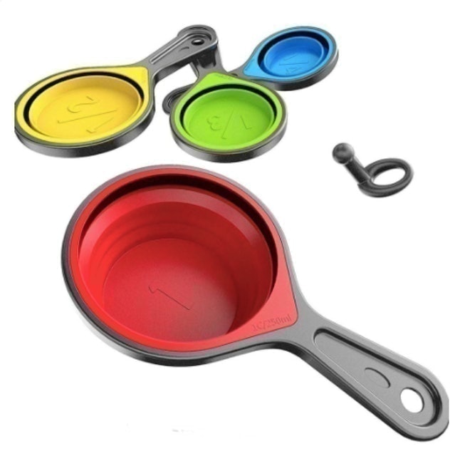 Cooks Habit Silicone Measuring Cup 4 Pcs