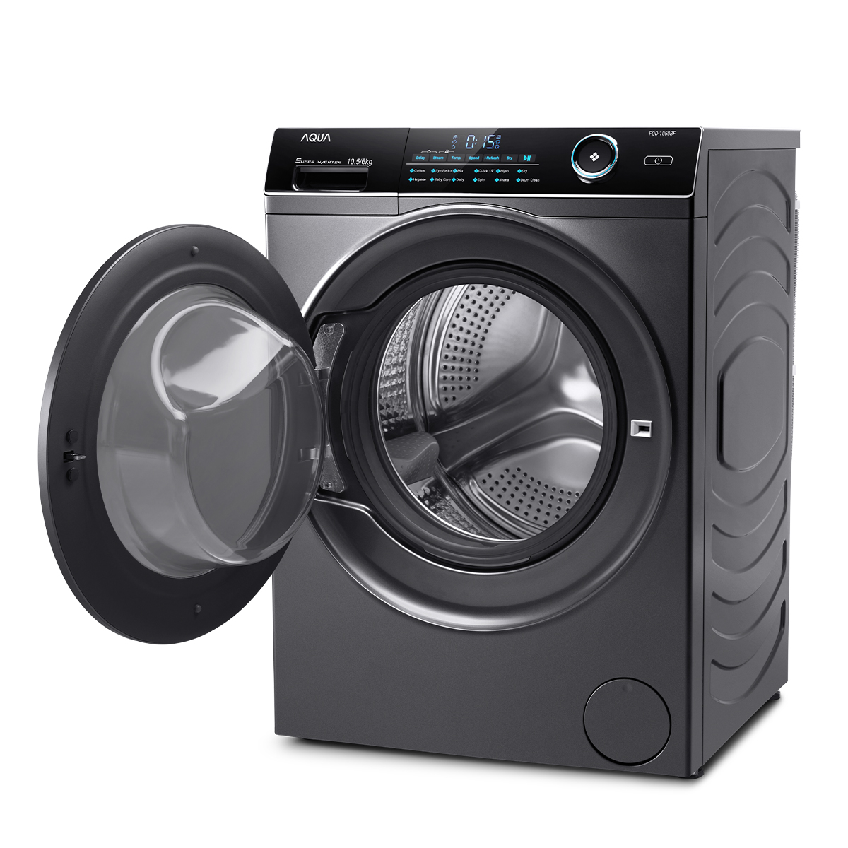 AQUA Japan AQUA Super Wash Series Mesin Cuci Front Loading 10,5 kg FQD-1050BF