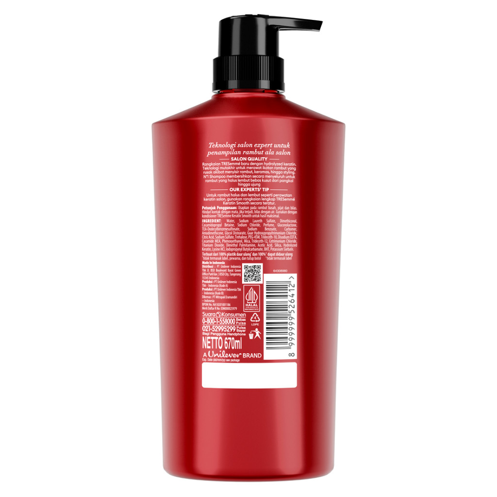 Unilever Indonesia TRESemmé Keratin Smooth Shampoo